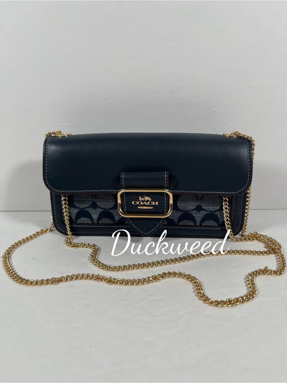 Coach Morgan Crossbody In Signature Chambray NWT